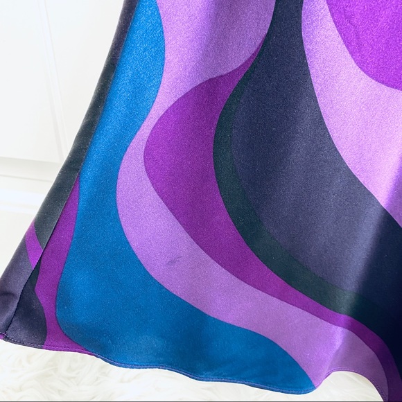 Laundry by Shelli Segal Swirl Halter Midi Dress 2 - Picture 5 of 5